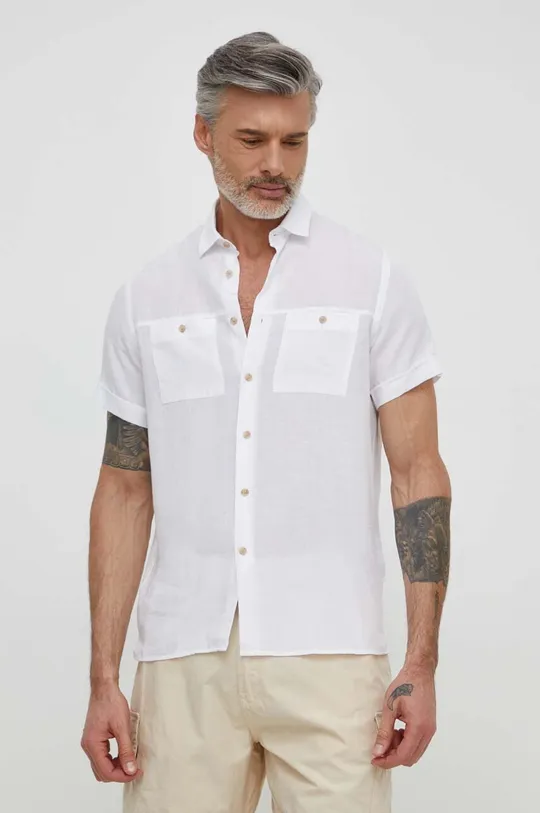 Košulja s dodatkom lana Liu Jo bijela