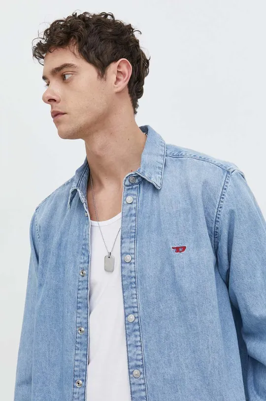 Diesel camicia di jeans Uomo