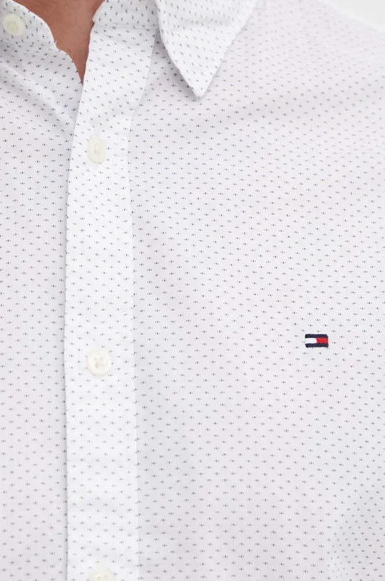 Bavlnená košeľa Tommy Hilfiger biela