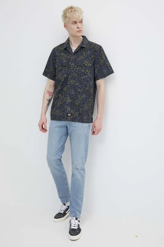 Dickies camicia in cotone SALTVILLE SHIRT SS multicolore