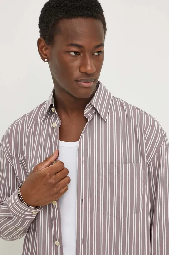 violetto Drykorn camicia in cotone Uomo