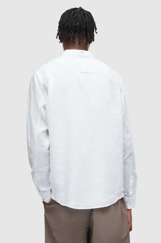 AllSaints camicia di lino CYPRESS Uomo