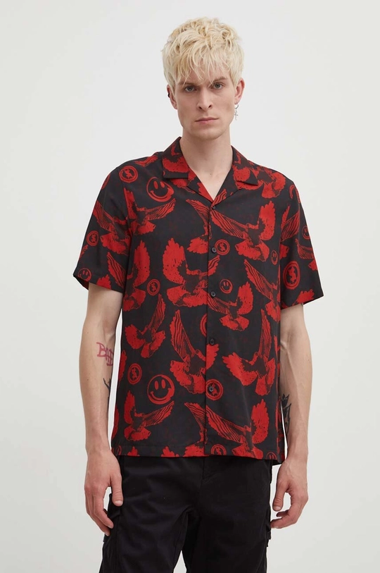 красный Рубашка KSUBI flight resort ss shirt Мужской