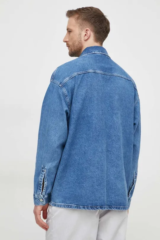 Rifľová bunda Calvin Klein Jeans 100 % Bavlna