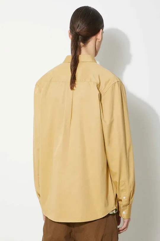 Carhartt WIP cotton shirt Longsleeve Madison Shirt beige