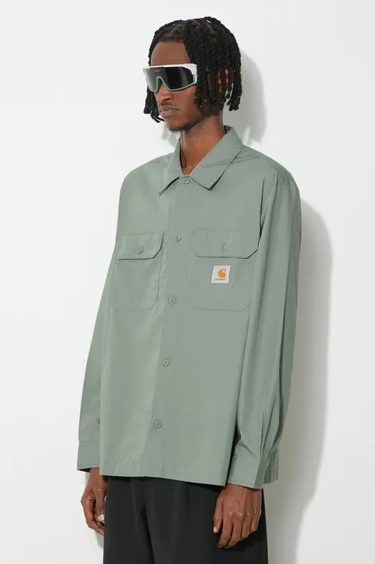 Carhartt WIP shirt Longsleeve Craft Shirt 65% Polyester, 35% Cotton