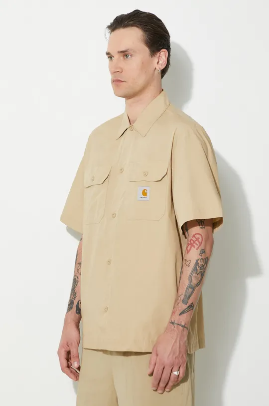 beige Carhartt WIP shirt S/S Craft Shirt