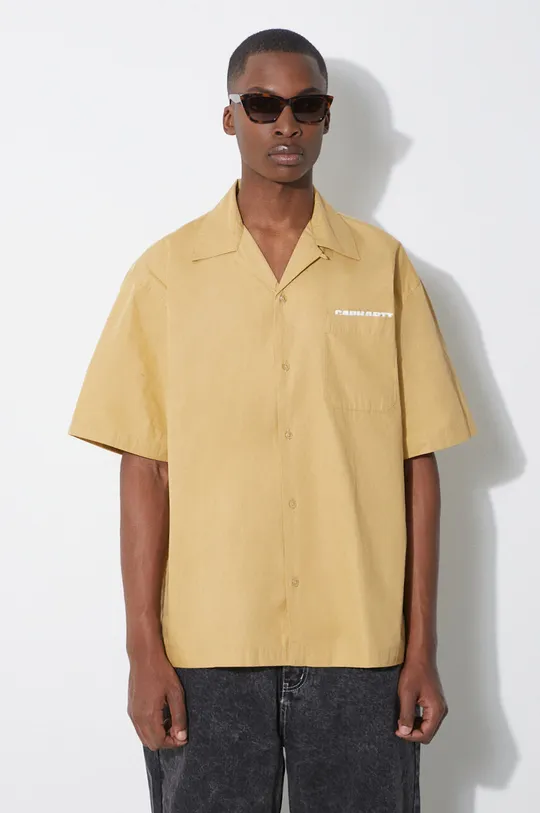 Βαμβακερό πουκάμισο Carhartt WIPS/S Link Script Shirt 100% Βαμβάκι