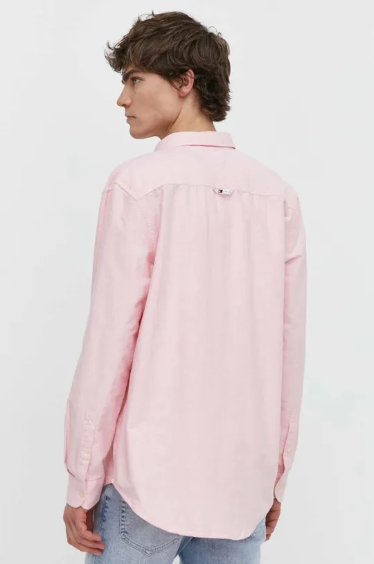 розовый Хлопковая рубашка Tommy Jeans