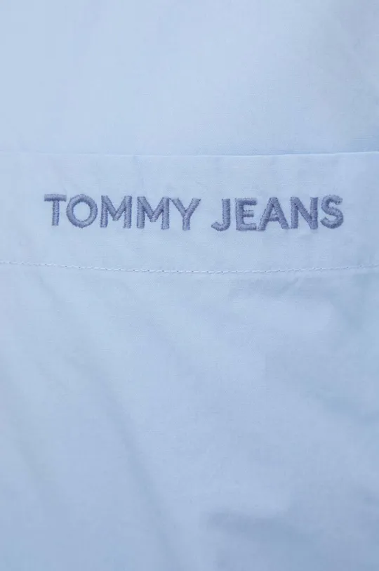 Хлопковая рубашка Tommy Jeans Мужской