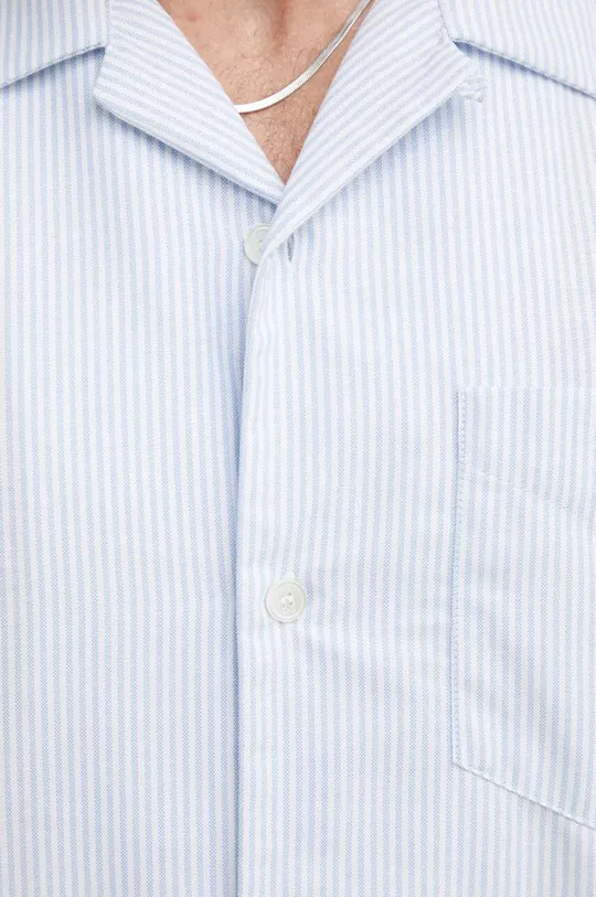 Хлопковая рубашка A.P.C. chemise lloyd avec logo