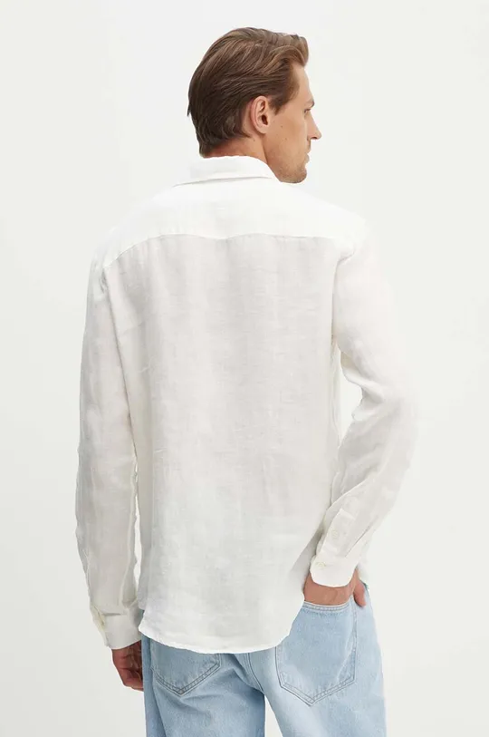 A.P.C. camicia di lino chemise cassel logo 100% Lino