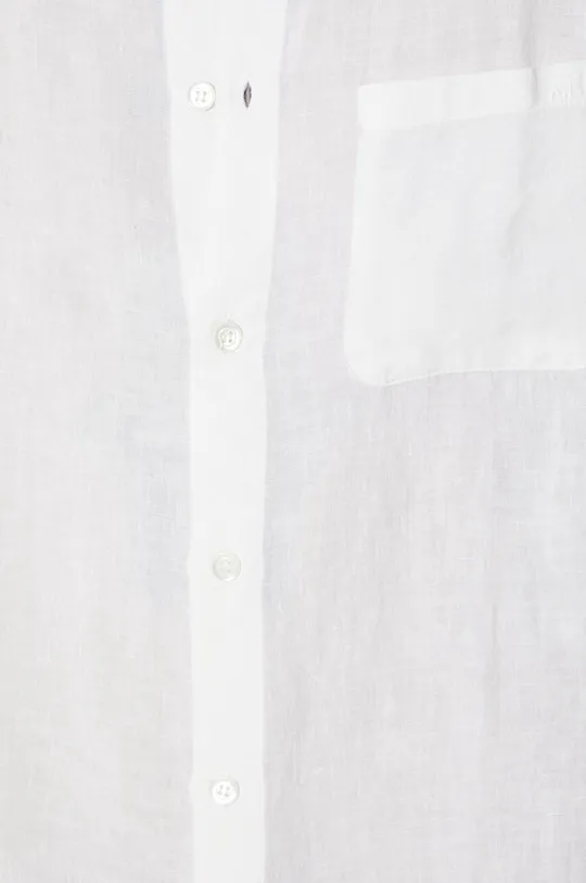 A.P.C. linen shirt chemise cassel logo