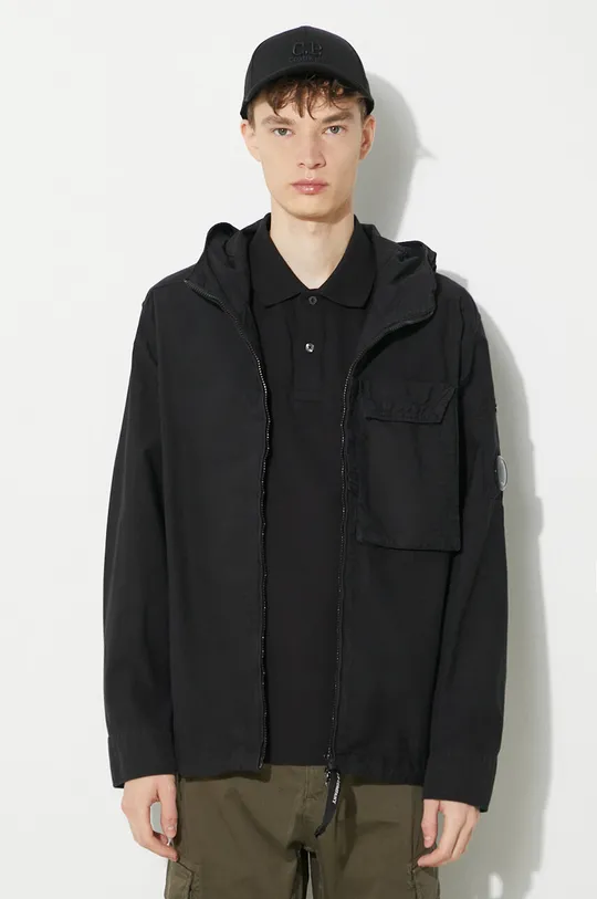 чёрный Куртка C.P. Company Ottoman Hooded