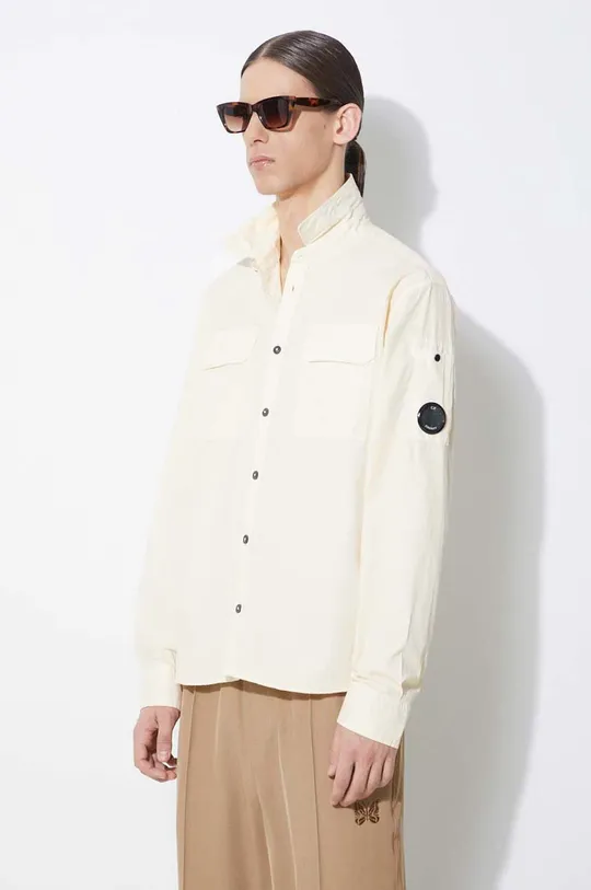 beige C.P. Company cotton shirt Gabardine Pocket Men’s