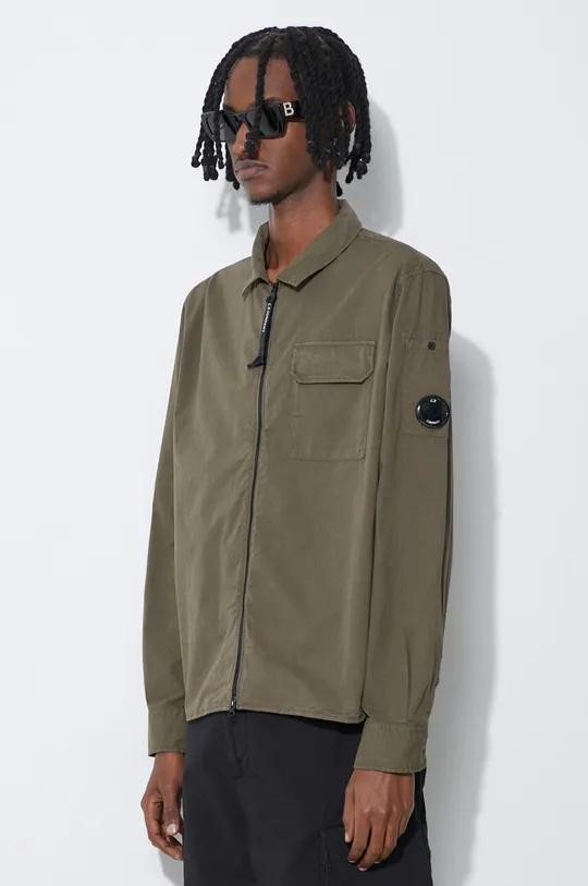 verde C.P. Company giacca Gabardine Zipped