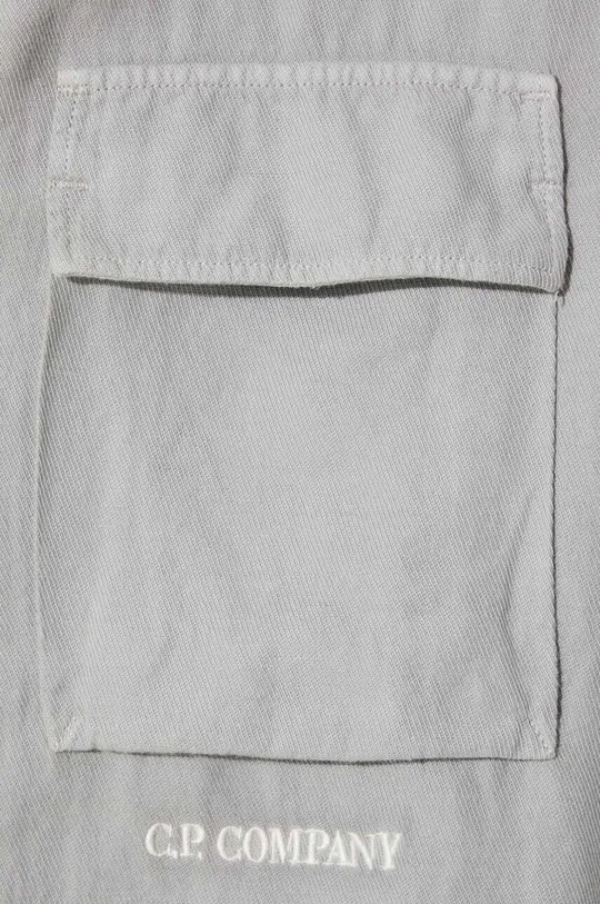 C.P. Company camicia in lino misto Broken
