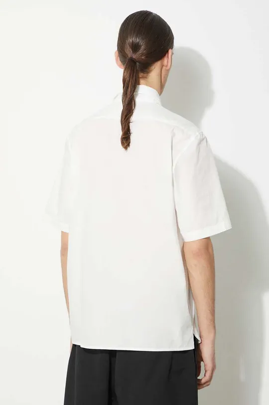 Βαμβακερό πουκάμισο C.P. Company Cotton Rip-Stop λευκό