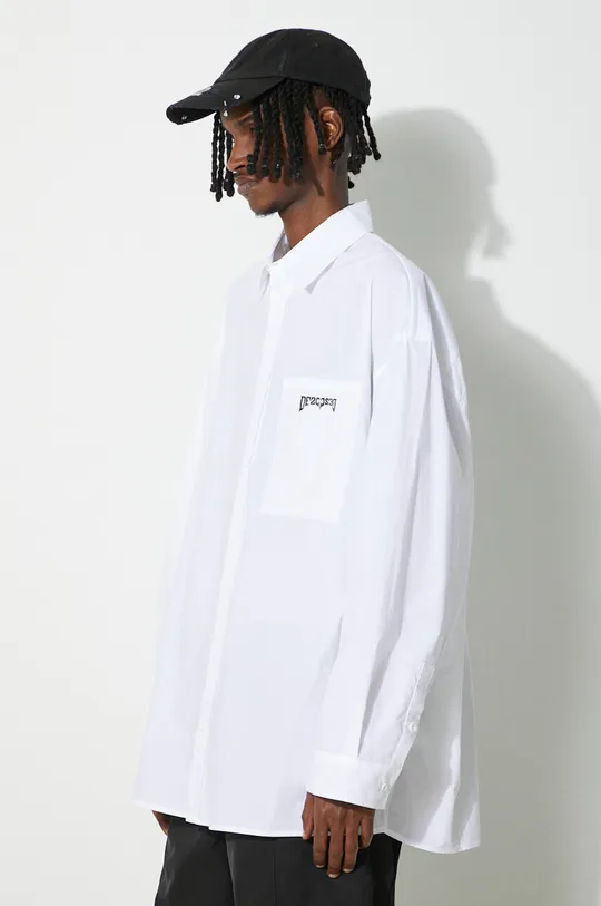 bianco 032C camicia in cotone 'Psychic' Wide Shoulder Shirt