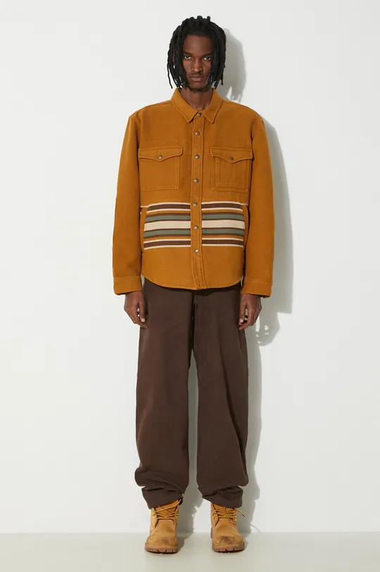 Filson cotton shirt jacket Beartooth brown