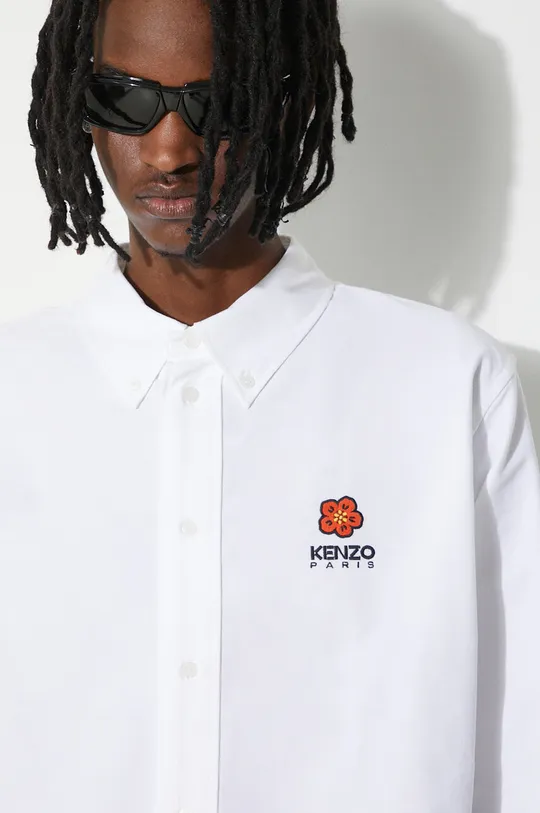 Kenzo cotton shirt Boke Flower Crest Casual Shirt Men’s