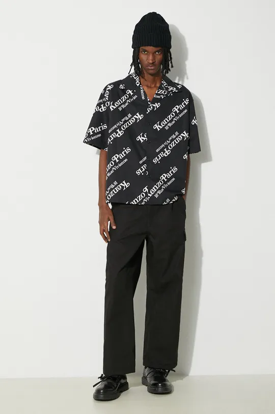 Βαμβακερό πουκάμισο Kenzo by Verdy SS Shirt μαύρο