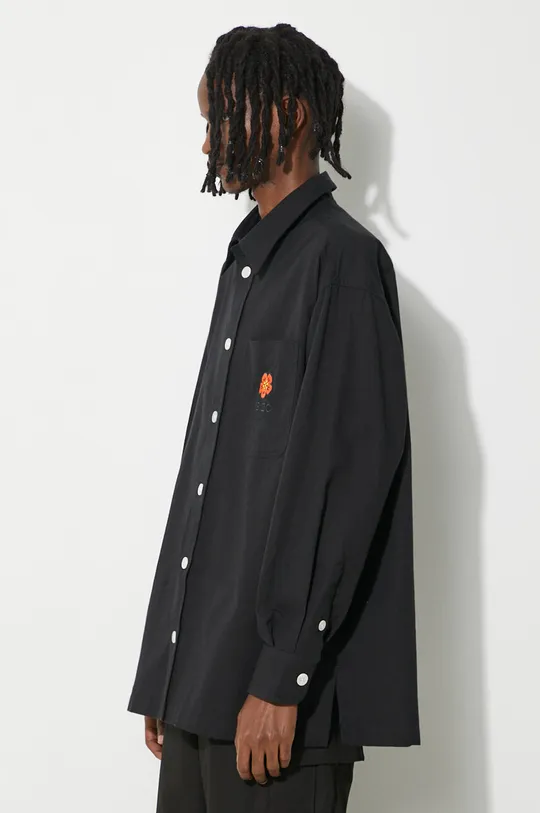 black Kenzo cotton shirt Boke Crest Oversized Shirt