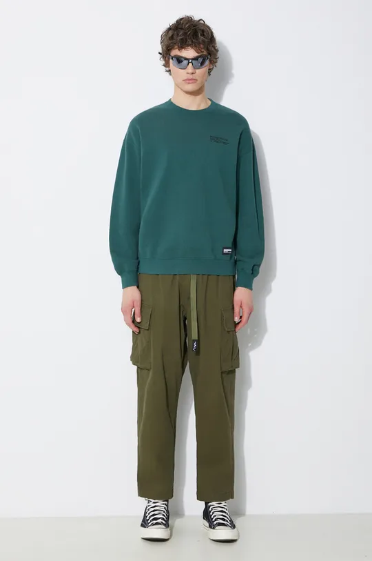 NEIGHBORHOOD cotton sweatshirt Plain green