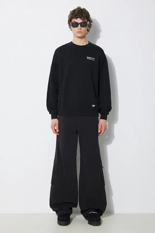 NEIGHBORHOOD cotton sweatshirt Plain black