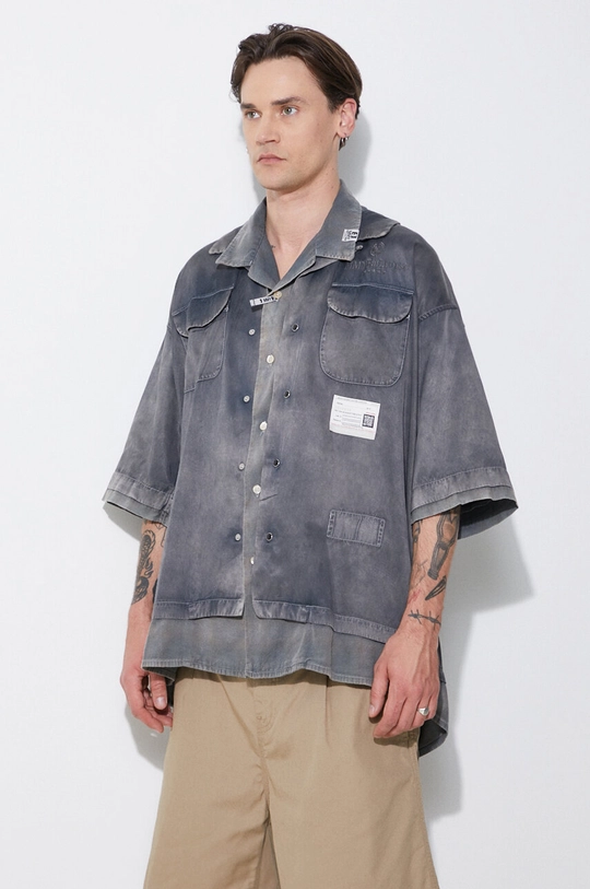 сірий Сорочка Maison MIHARA YASUHIRO Rc Twill Double Layered S/S