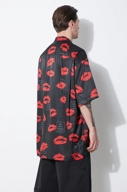 Риза Maison MIHARA YASUHIRO Kiss Printed 65% изкуствена коприна, 35% памук