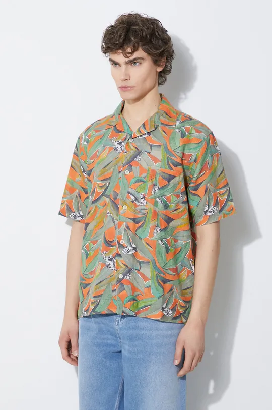 multicolore Corridor camicia di lino Dominica Summer Shirt