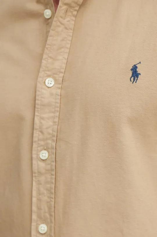 Хлопковая рубашка Polo Ralph Lauren Мужской