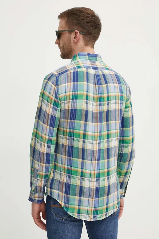 viacfarebná Ľanová košeľa Polo Ralph Lauren