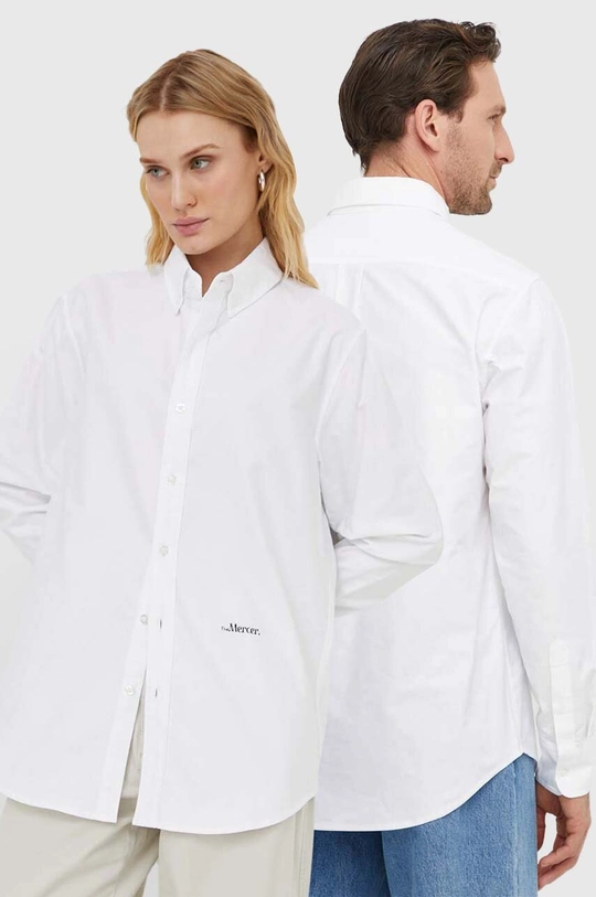 bianco Mercer Amsterdam camicia in cotone Unisex