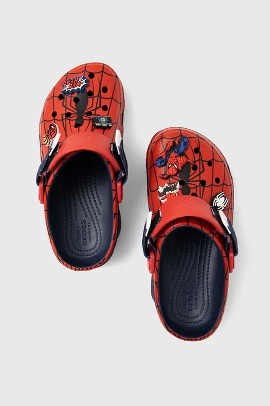 κόκκινο Παιδικές παντόφλες Crocs TEAM SPIDERMAN ALLERAIN CLOG