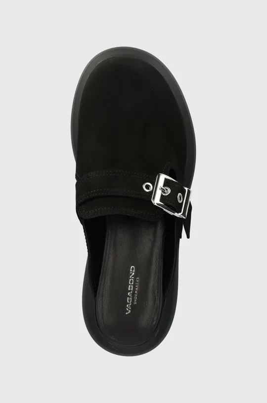 fekete Vagabond Shoemakers papucs velúrból BLENDA