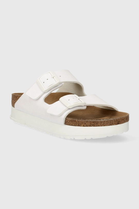 Παντόφλες Birkenstock Arizona Platform Flex λευκό