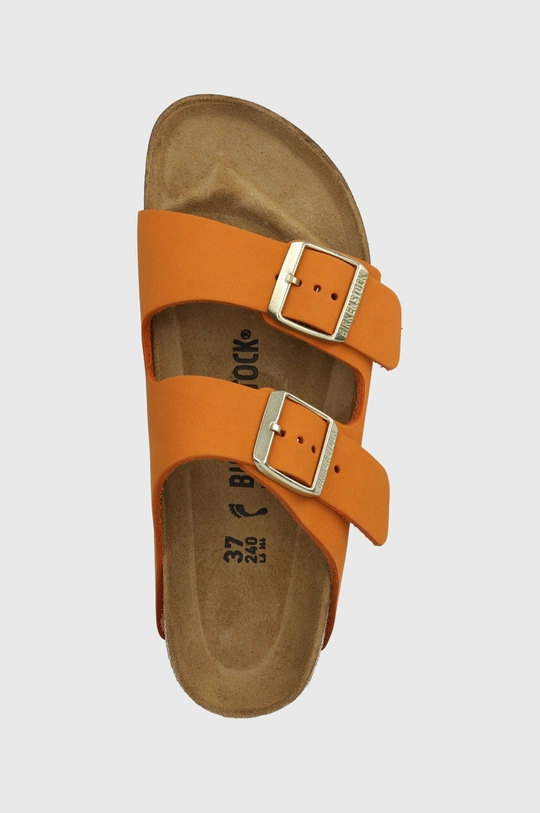 pomarańczowy Birkenstock klapki nubukowe Arizona