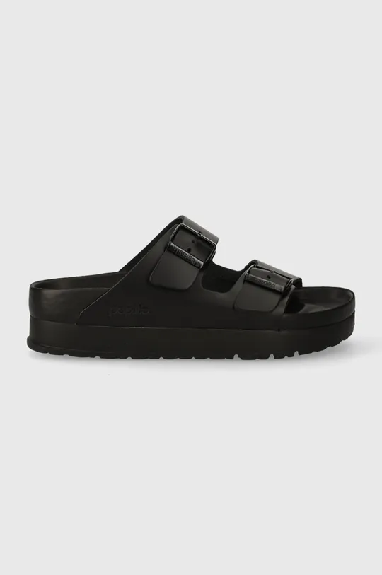 Birkenstock leather sliders BIRKENSTOCK X PAPILLIO Arizona Platform Exq black