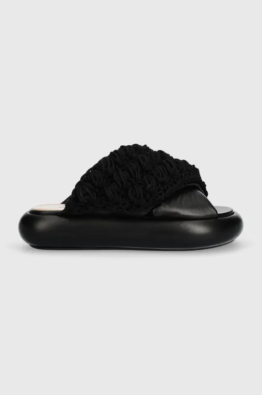 negru JW Anderson papuci Crochet Twister De femei