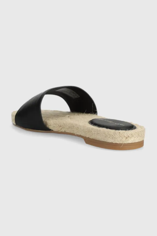 Usnjeni natikači Tommy Hilfiger SIMPLE LEATHER FLAT ESP SANDAL Zunanjost: Naravno usnje Notranjost: Tekstilni material, Naravno usnje Podplat: Sintetični material