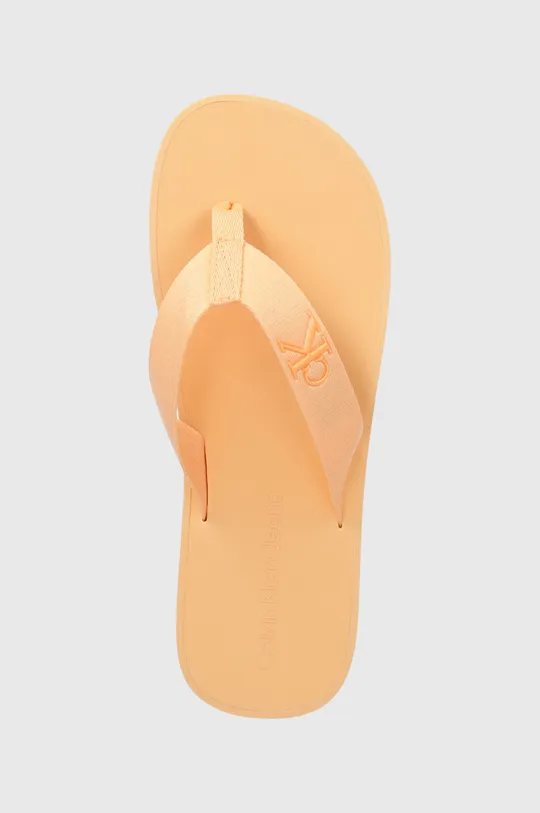 narancssárga Calvin Klein Jeans flip-flop FLATFORM FLIPFLOP JELLY