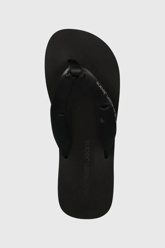 fekete Calvin Klein Jeans flip-flop BEACH SANDAL FLATFORM PADDED NY