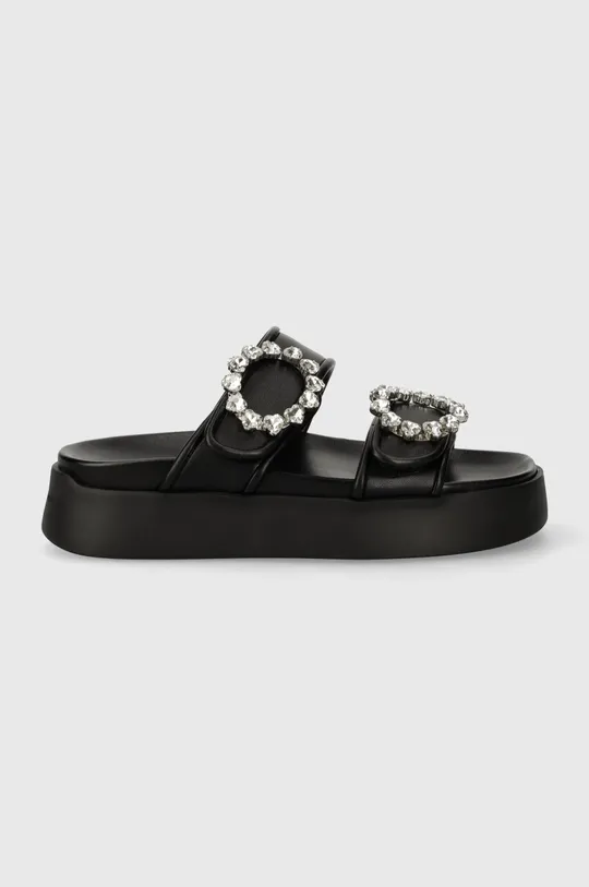 Natikači Chiara Ferragni Sandal Infinity Love črna