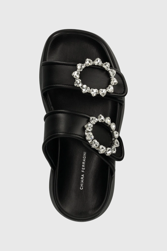 чёрный Шлепанцы Chiara Ferragni Sandal Infinity Love