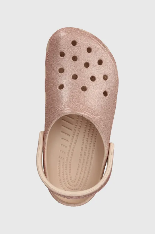 rózsaszín Crocs papucs Classic Glitter Clog
