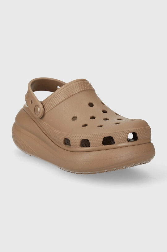 Natikače Crocs Classic Crush Clog smeđa