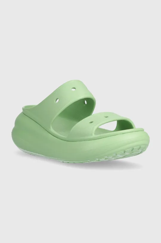 Crocs klapki Classic Crush Sandal zielony