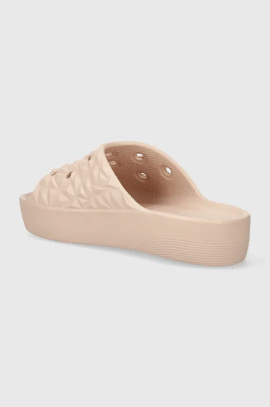 Crocs klapki Classic Platform Geometric Slide Cholewka: Materiał syntetyczny, Wnętrze: Materiał syntetyczny, Podeszwa: Materiał syntetyczny